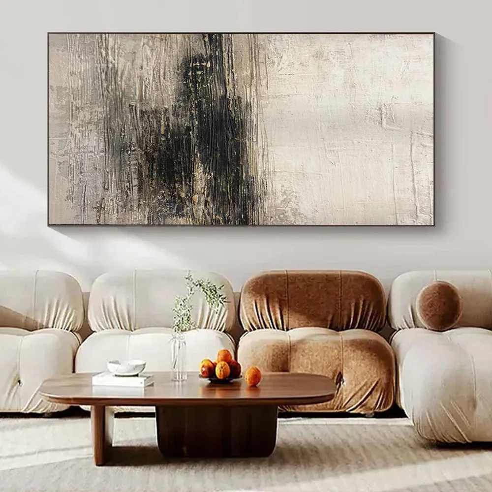 Oversized Days Office - hand-painted abstract decor for cafe